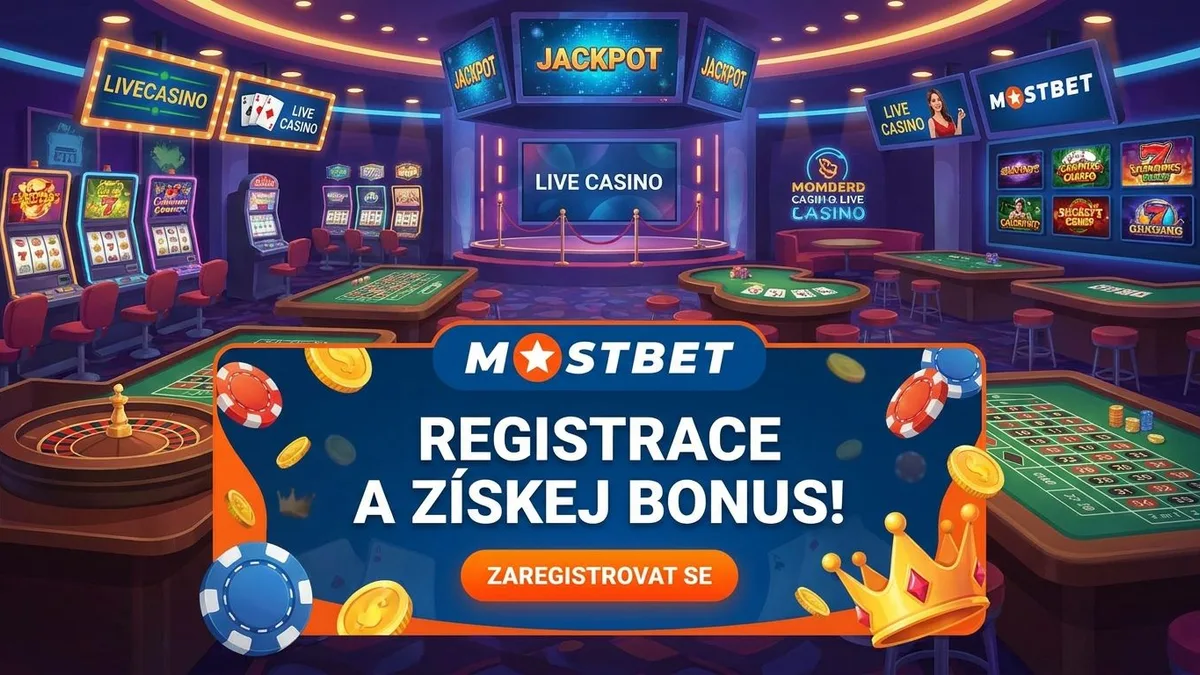 Registrace s bonusem v Mostbet